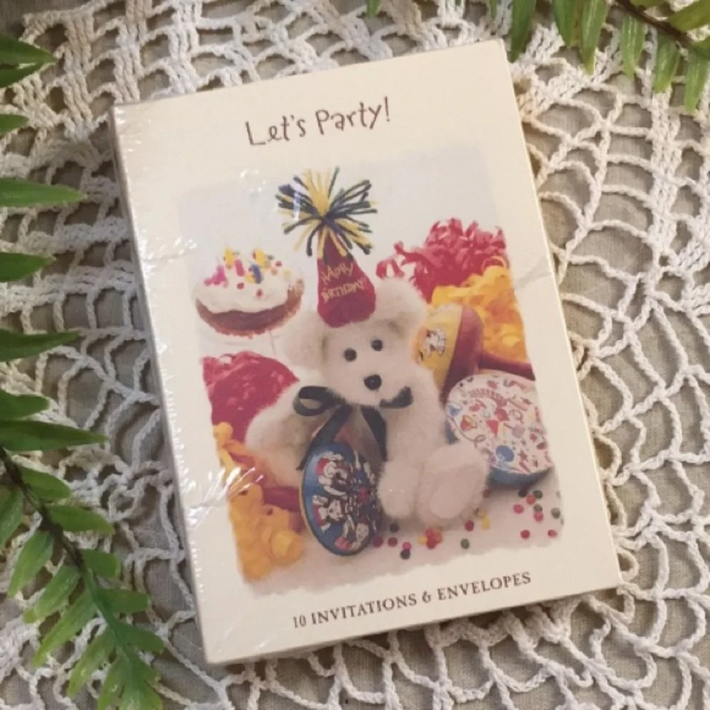 Vintage Boyd’s Bears Collection Party Invitations In Box Y2K